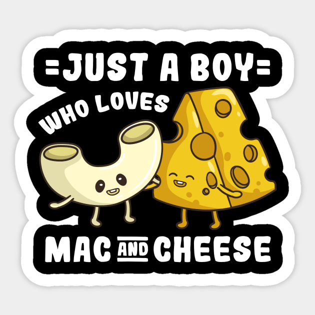 Mac and Cheese Kawaii Sticker by KAWAIITEE